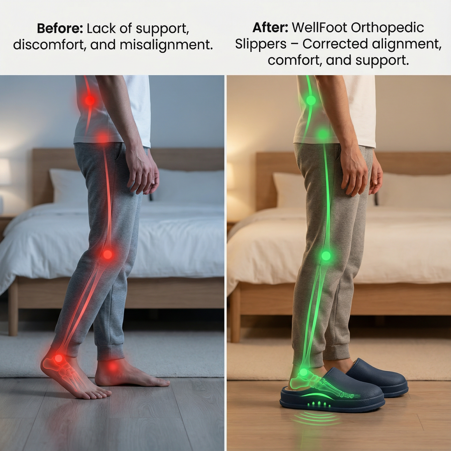 Heel pain relief and arch support Clogs